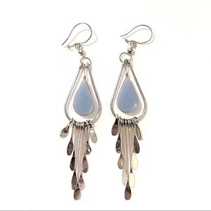 Handmade Celestite Peruvian Earrings